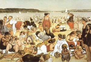柏林海滩生活1912年 作者 海因里希·齐勒